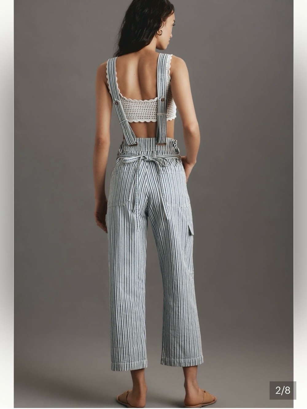 Anthropologie Pilcro Low-Front Cotton Overalls